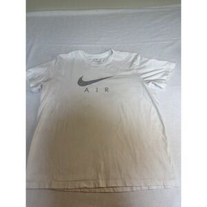 Nike Tee Shirt Men's XL White Silver Nike Air
